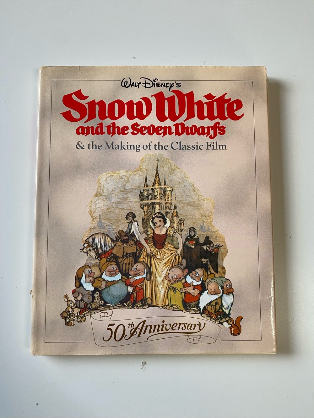 Disney's Snow White & the Seven Dwarfs 50th Anniversary Book (HCDJ, 1987)